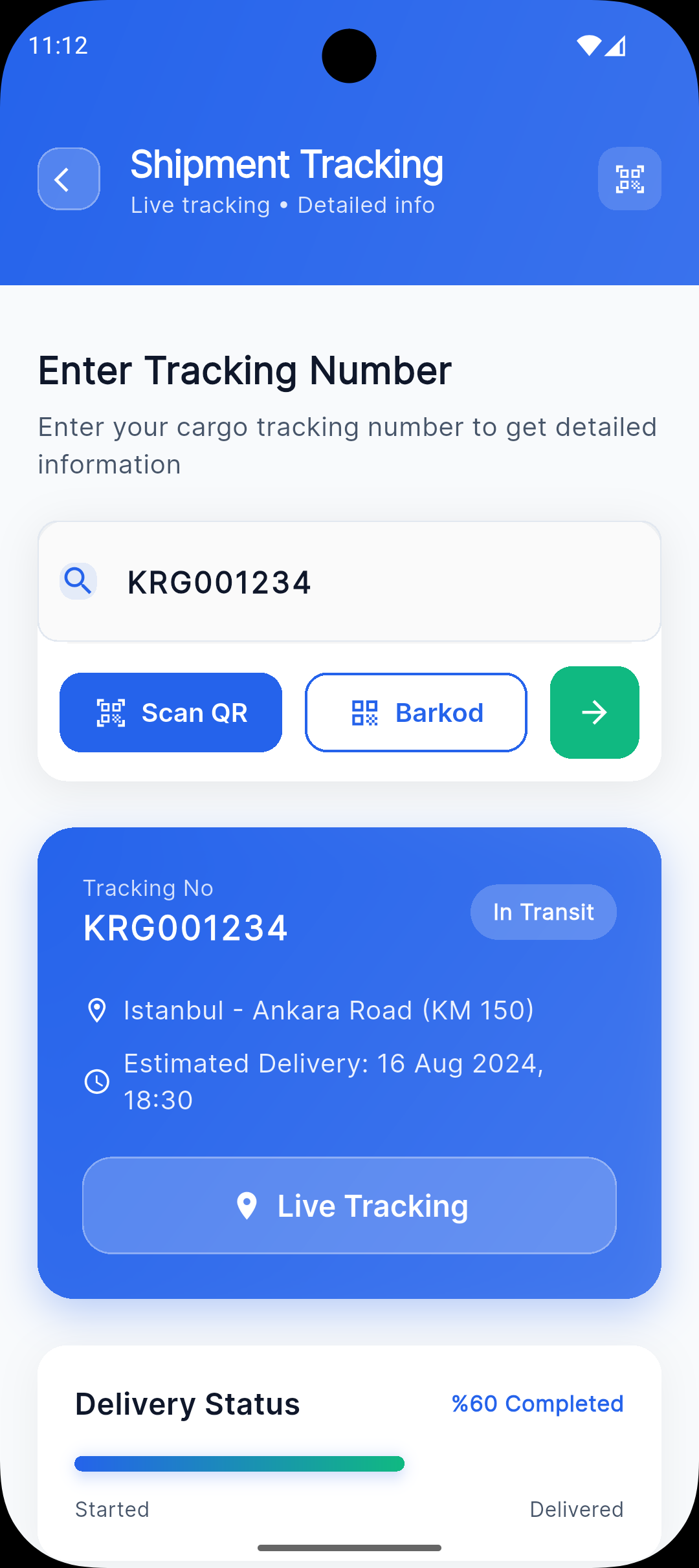 RotingAI App Main Screen